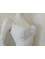 Vystužená podprsenka s kosticou 5515 biela - LoveAnna