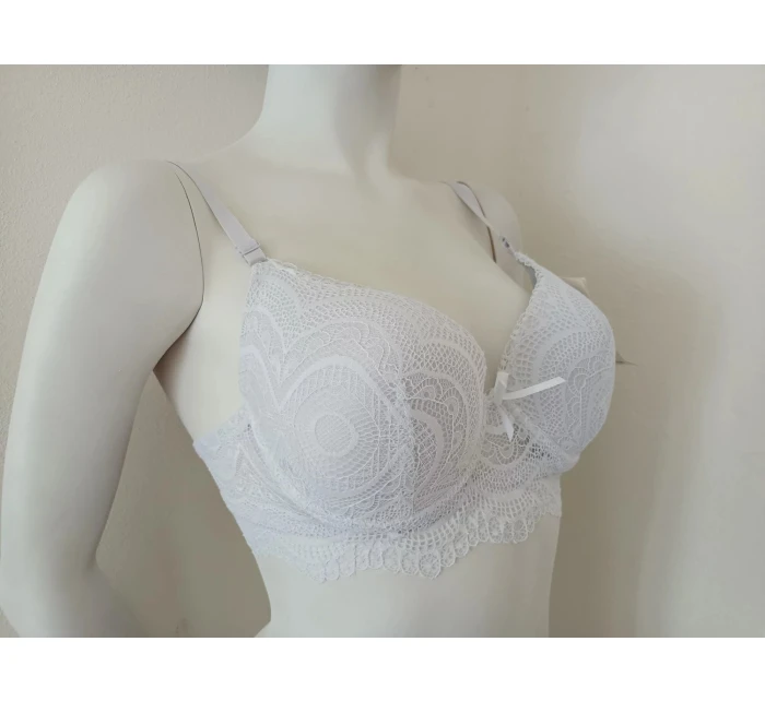 Vystužená podprsenka s kosticou 5515 biela - LoveAnna