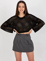 Dámska sukňa BA SD 3105.33P tmavo šedá - Coosh