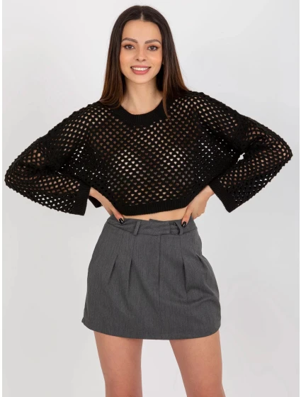 Dámska sukňa BA SD 3105.33P tmavo šedá - Coosh