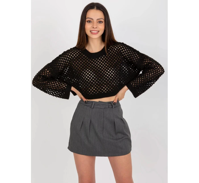 Dámska sukňa BA SD 3105.33P tmavo šedá - Coosh