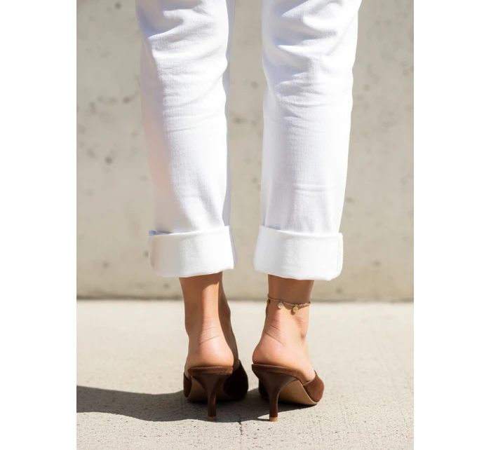 FashionStreet dámske semišové žabky moka ZY1390 FashionStreet dámske semišové žabky moka ZY1390