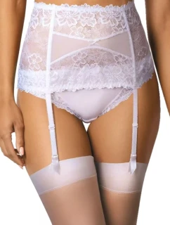 Dámsky podväzkový pás 053/3 Carmela biely - MAT