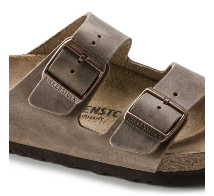 Arizona Brown hnědé žabky regular wide model 20693696 - Birkenstock