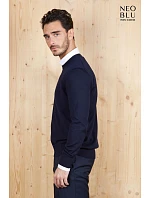 NEOBLU Stuart Men Pánský svetr 24.4037 night blue