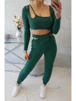 Souprava s halenkou zelená Souprava s halenkou zelená