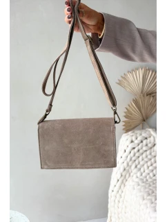 Batoh z přírodního semiše béžový Mirine