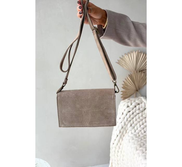 Batoh z přírodního semiše béžový Mirine