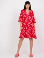 Dámske šaty-D73771M30214C-červené Dámske šaty-D73771M30214C-červené