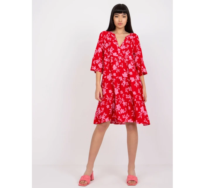 Dámske šaty-D73771M30214C-červené Dámske šaty-D73771M30214C-červené