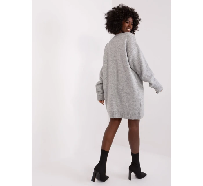 Sukienka LC SK model 19341653 szary - FPrice Sukienka LC SK model 19341653 szary - FPrice