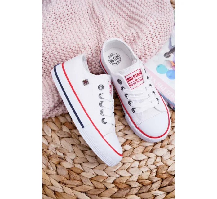 Dětské klasické tenisky Big Star - bílé Dětské klasické tenisky Big Star - bílé