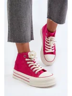 Dámské Tenisky na platformě Fuchsia Aineri Dámské Tenisky na platformě Fuchsia Aineri