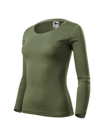 Fit-T LS tričko pre ženy khaki
