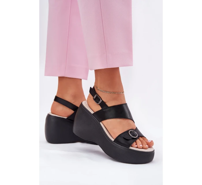 Model topánok na podpätku 213459 Krok v štýle