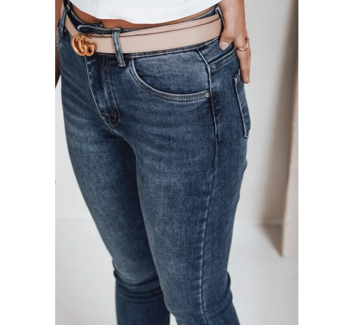 Dámské úzké džíny s vysokým pasem modré Dstreet model 21992716 - FashionStreet