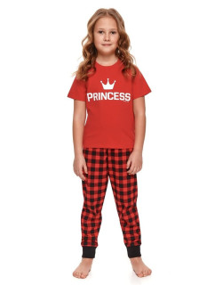Dievčenské pyžamo Princess II červené