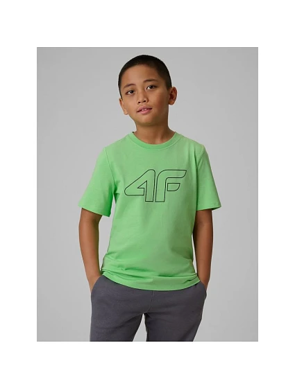 Chlapčenské tričko s potlačou 4F 4FJRSS26TTSHM3599-10S
