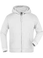 JN Dětská mikina s kapucí 02.0 white model 22530401 - Daiber