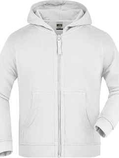 JN Dětská mikina s kapucí 02.0 white model 22530401 - Daiber