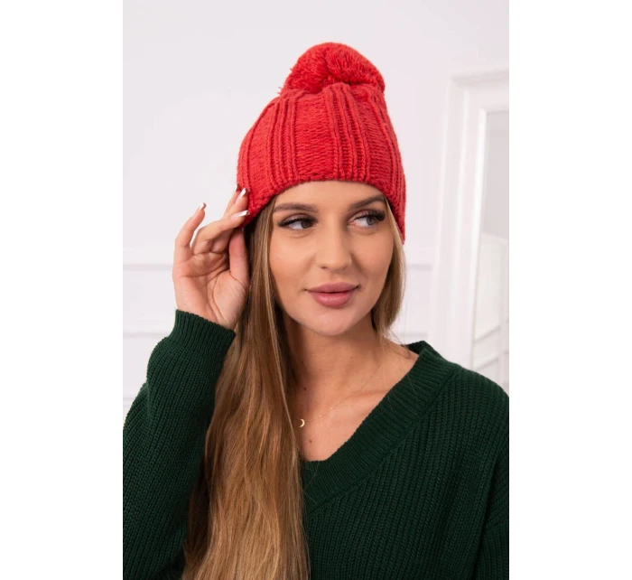 Fleecová čiapka Idalia K284 červená