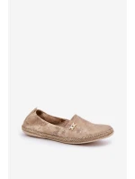 Elegantní Velurové Espadrilky S Dámské Béžové model 21684047 - Zazoo