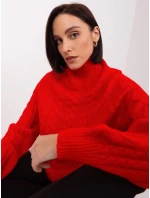 Sweter AT SW  czerwony model 19040824 - FPrice