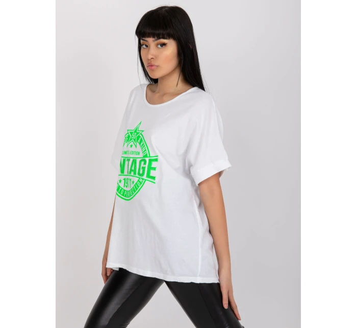 Tričko DHJ TS 6860.26X biela a zelená