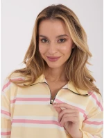 Bluzka IT BZ jasny żółty model 21834252 - FPrice Bluzka IT BZ jasny żółty model 21834252 - FPrice