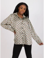 Košeľa LK KS 508891.38P svetlo béžová