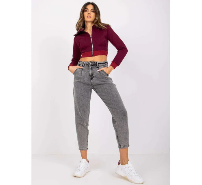 Džínsové nohavice MR SP 255.56P tmavo šedá