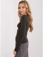 Blúzka WT BZ A1088.12 tmavohnedá