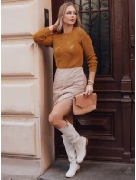 dámský svetr hořčicové barvy Dstreet model 21966988 - FashionStreet