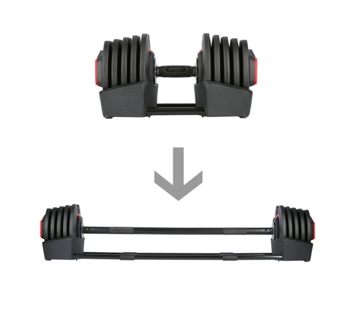 HMS SGR40 PRO SET 2v1 nastaviteľná sada činiek 43,5 kg HMS SGR40 PRO SET 2v1 nastaviteľná sada činiek 43,5 kg