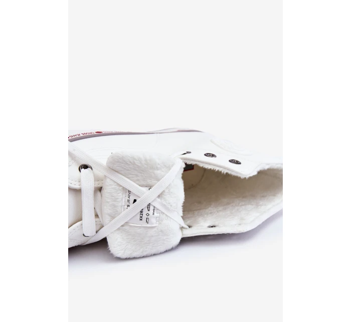 Dámské vysoké Zateplené tenisky model 21599216 Bílé - Cross Jeans