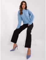 Sweter AT SW 0146.10P jasny niebieski