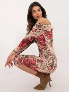 Šaty DHJ SK 18688 1.52 béžová