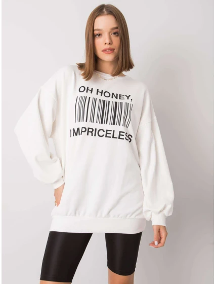 Mikina EM BL model 15759367 ecru - FPrice Mikina EM BL model 15759367 ecru - FPrice