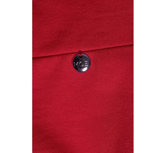 Přiléhavé mini šaty model 21269947 červené - Moe