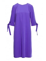 Šaty áčkového střihu model 22103953 fialové - STYLOVE