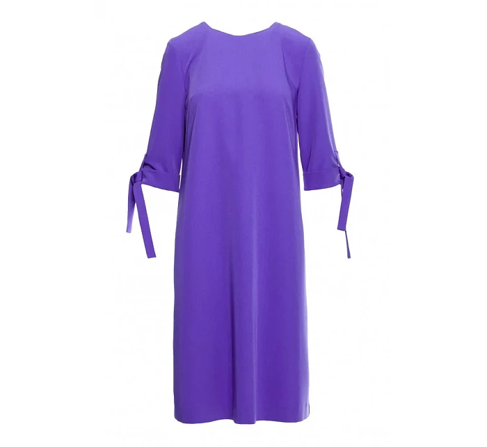 Šaty áčkového střihu model 22103953 fialové - STYLOVE