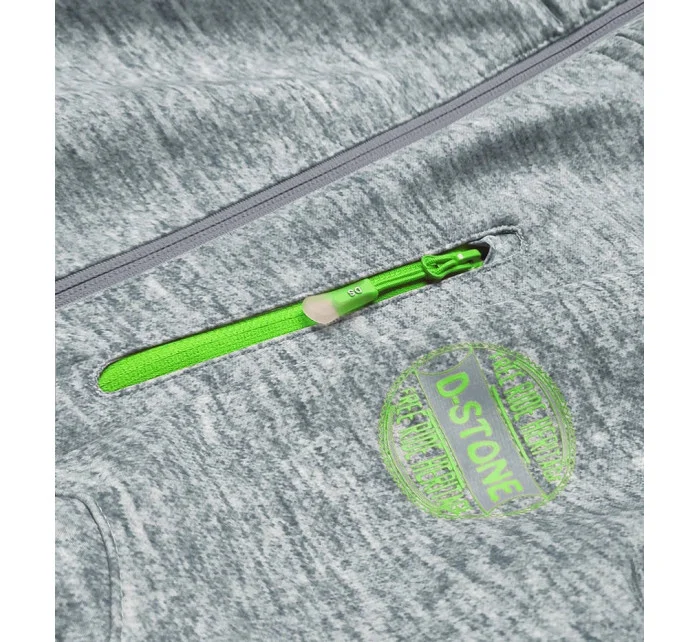 Šedo-limetková dámska športová bunda typu "softshell" (DW-21605) Šedo-limetková dámska športová bunda typu "softshell" (DW-21605)