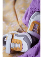 Dětská sportovní obuv se suchým zipem Big Star model 21609010 Bílá a žlutá - Big Star Shoes