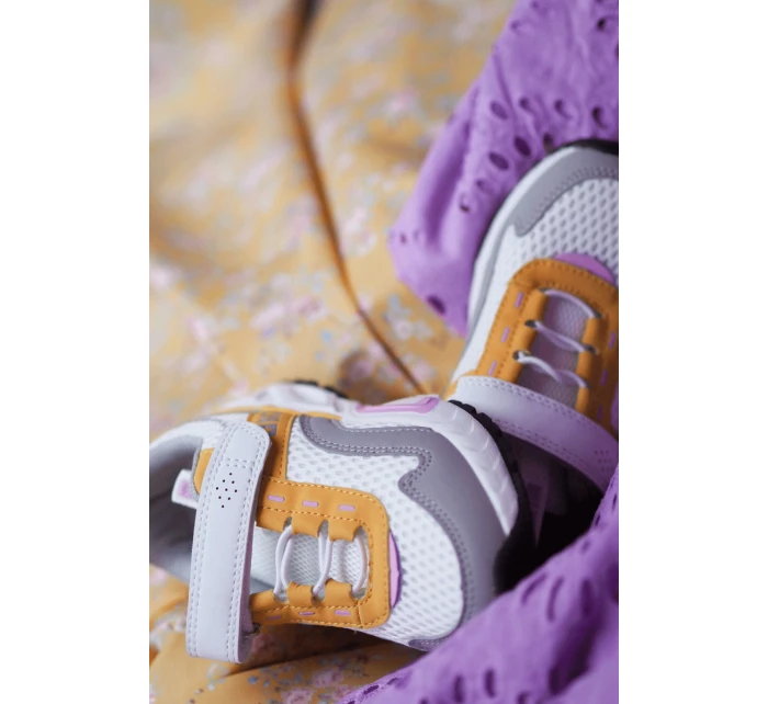 Dětská sportovní obuv se suchým zipem Big Star model 21609010 Bílá a žlutá - Big Star Shoes