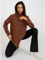 Košeľa ku KS 7183.81P hnedá