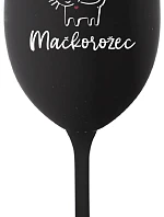 I AM MAGICONAL. MAGICOROŽEC - čierny pohár na víno 350 ml