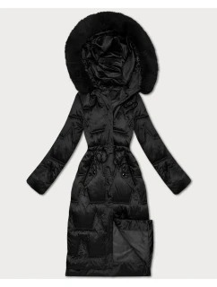 Zimowa kurtka damska ze w  czarna model 21731646 - S'WEST