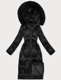 Zimowa kurtka damska ze w  czarna model 21731646 - S'WEST