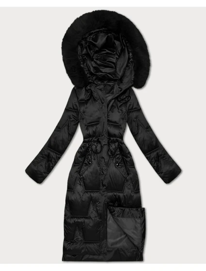 Zimowa kurtka damska ze w  czarna model 21731646 - S'WEST