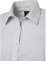 JN 677 Popelínová halenka s dlouhým rukávem model 22436569 black - Daiber JN 677 Popelínová halenka s dlouhým rukávem model 22436569 black - Daiber